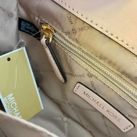 Michael Kors Purse Manhattan Satchel Crossbody bag new - Picture 9 of 11